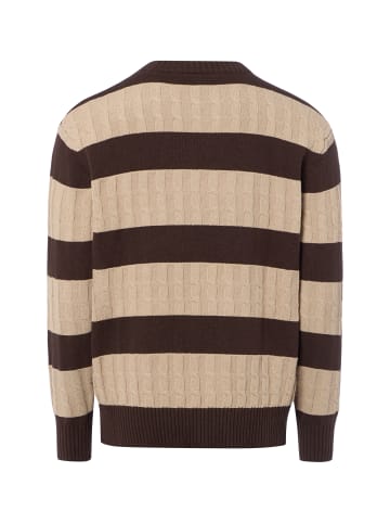 Redefined Rebel Pullover RRPierre in beige schoko - 0001