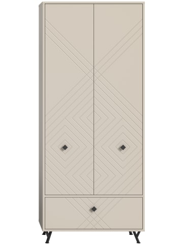 xonox.home Garderobenschrank  (B/H/T: 80x190x35 cm) in sandbeige
