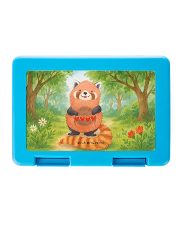 Mr. & Mrs. Panda Snackbox Roter Panda Design ohne Spruch in Weiß