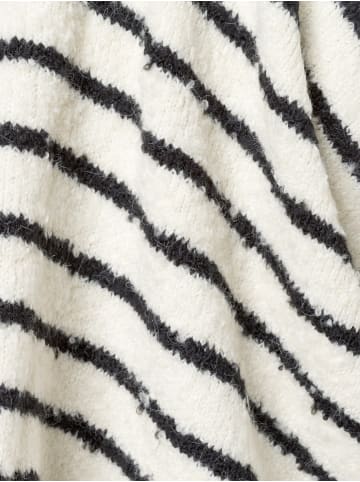 edited Strickpullover Harriet Boucle in weiß schwarz - 0001