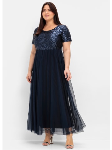 sheego Abendkleid in marine