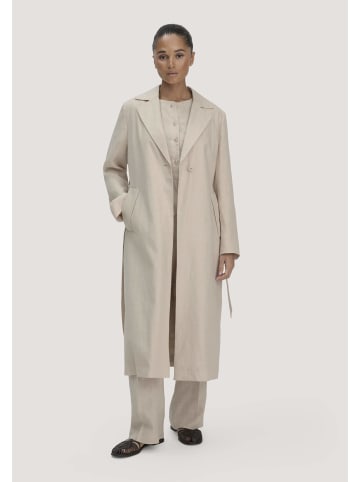 Hessnatur Hessnatur Mantel Regular aus reinem Leinen in düne