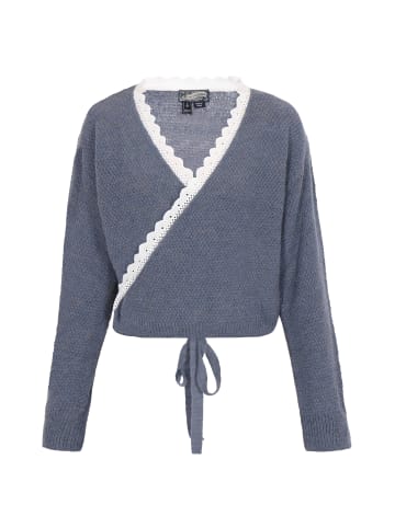 DreiMaster Vintage Cardigan in grey blue