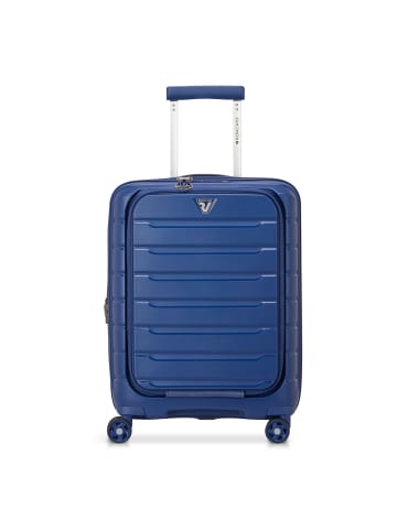 Roncato B-Flying 4 Rollen Businesstrolley 55 cm Laptopfach mit Dehnfalte in blu notte