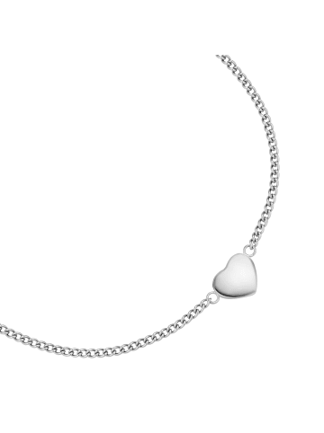 Glanzstücke München Armband Herz aus Edelstahl in silber