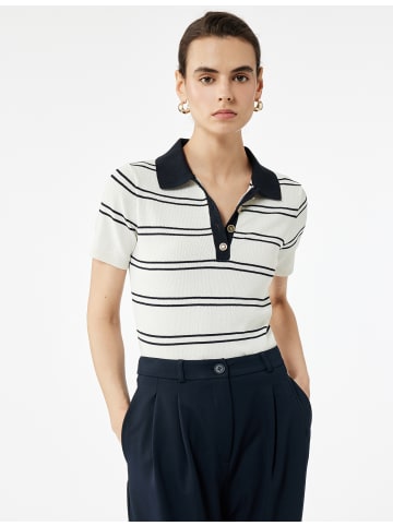 KOTON SWEATERS in Marineblau Gestreift