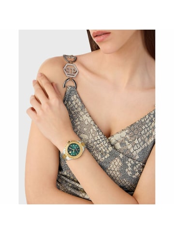 Philipp Plein Analoguhr für Damen in Grün