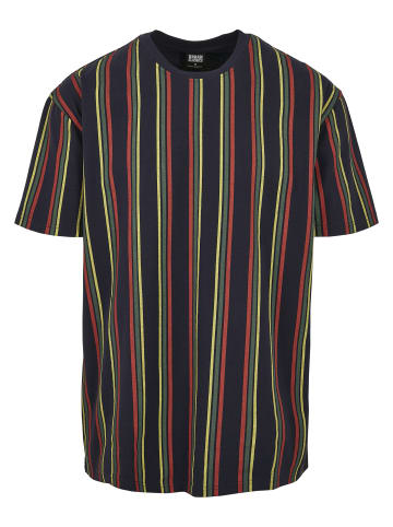 Urban Classics T-Shirt in midnightnavy/burnedred