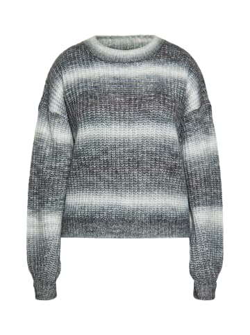 Usha Damen Strickpullover in Grau Mehrfarbig