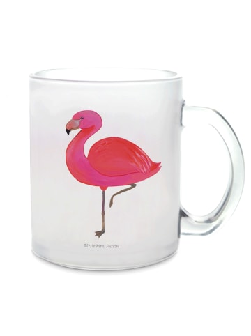 Mr. & Mrs. Panda Teetasse Flamingo Classic ohne Spruch in Transparent
