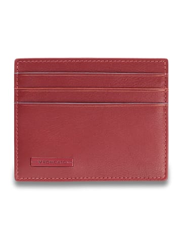 Roncato Detroit Geldbörse RFID Schutz Leder 8 cm in burgundy