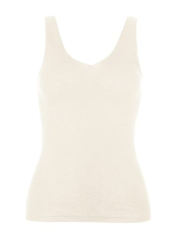 Hanro Top Woolen Silk in cygne