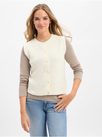 Marie Lund Weste in ecru - 0001