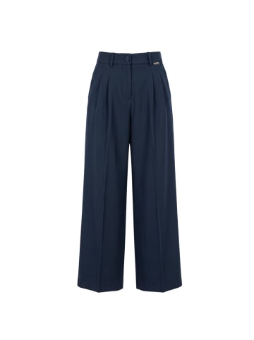 Blau Viskose Damenhose