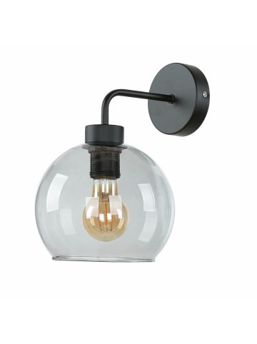 Licht-Erlebnisse Wandlampe (B)17 x (H)28 cm in Schwarz Graphit