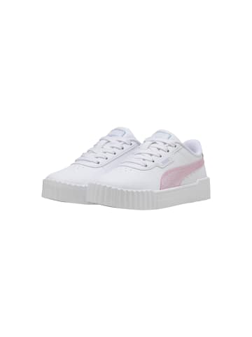 Puma Carina 3.0 Blurry Dreams Jr. Schnür-Sneaker für Kinder Weiß
