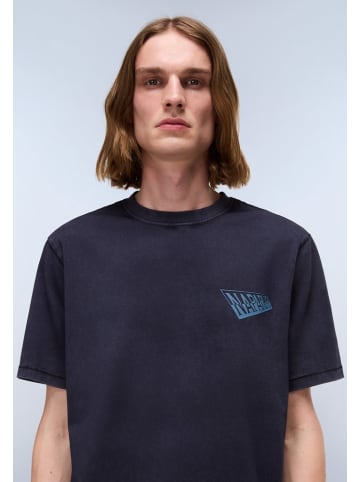 Napapijri T-Shirt "S-Aren Ss" in Blau