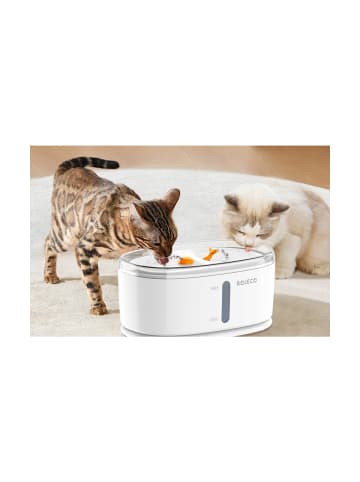 Rojeco Kabelloser Trinkbrunnen 2,5L für Katzen & Hunde