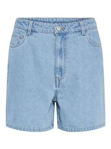 Pieces Jeansshorts in Light Blue Denim