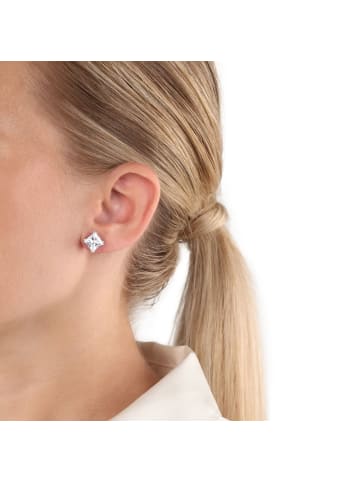 Amor Ohrstecker Silber 925, rhodiniert in Silber