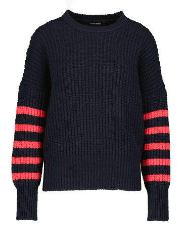 alife and kickin Rundhalspullover, Strickpullover DarjaAK Z in marine