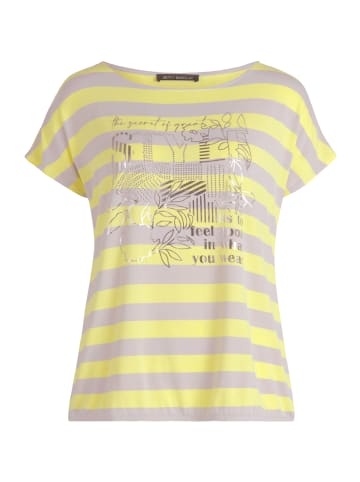 Betty Barclay Printshirt mit Gummizug in Beige/Yellow