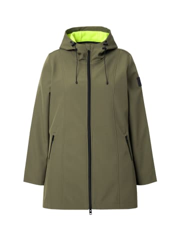 Ulla Popken Softshelljacke in lodengrün