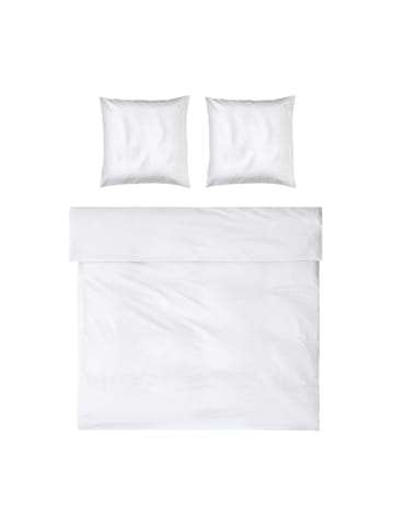 Möve Bettwäsche Noblesse in white/champagne