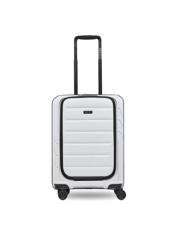 Redolz Essentials 17 4-Rollen Kabinentrolley 55 cm Soft-Pocket Laptopfach in white