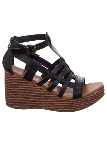 Blowfish Keilsandalette in schwarz