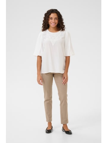 CULTURE Kurzarm-Bluse CUcian in Spring Gardenia