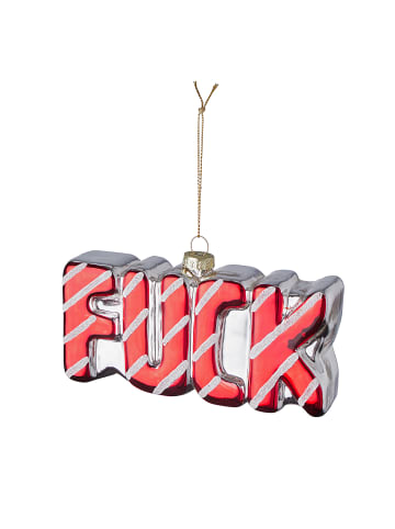 Butlers Baumanhänger HANG ON Schriftzug F... in Rot