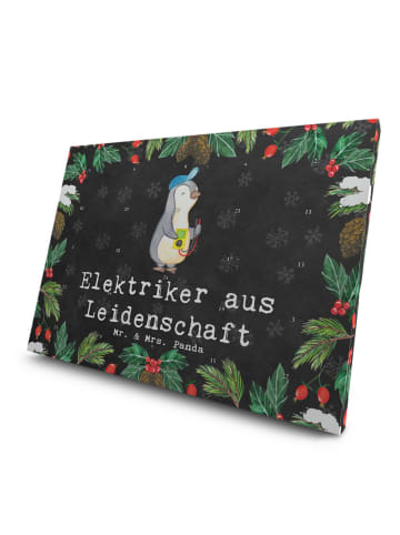 Mr. & Mrs. Panda Advents-Teekalender Elektriker Leidenschaft mit... in Kreidetafel