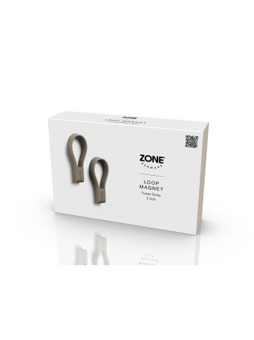Zone Denmark Handtuchhalter Loop magnet in Taupe