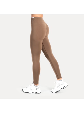 SMILODOX Leggings Slayton Scrunch in Braun