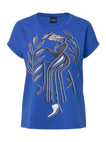 LAURASØN Shirt in dunkles himmelblau