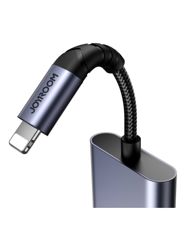 Baseus Lightning auf 2x Lightning DAC-Adapter 2in1 schwarz
