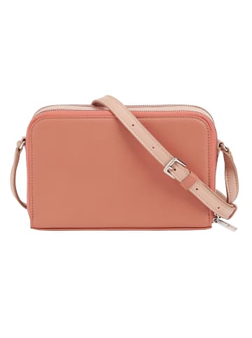 DuDu Ines Umhängetasche Leder 19 cm in rosa cipria