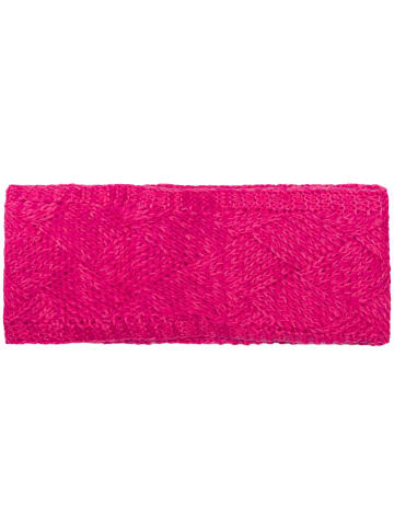 styleBREAKER Strick Stirnband in Pink