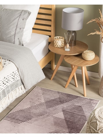 Beliani Kurzflor KALE in Rosa - (W) 80 x (H) 1 x (L) 150 cm