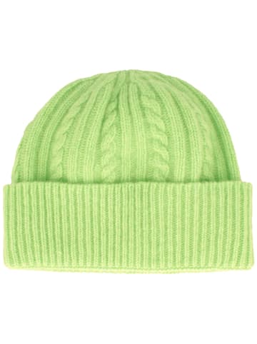 BREITER Strickmütze in grün