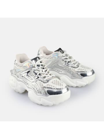 Buffalo Score TEC Sneaker in Weiß Silber