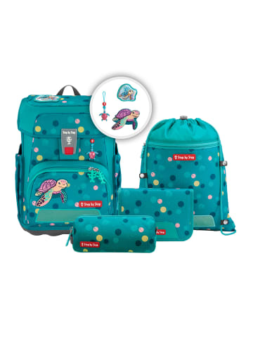 Step by Step Grundschulranzen-Set, CLOUD "Turtle Josie" 5-teilig in Blau