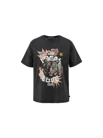 Q/S designed by T-Shirt in Schwarz