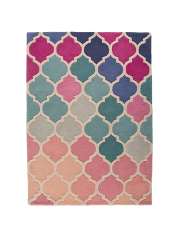 KADIMA DESIGN Moderner Luxus-Teppich mit geometrischem Muster