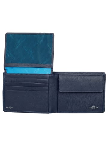 Golden Head Capri Geldbörse RFID Leder 12 cm blau