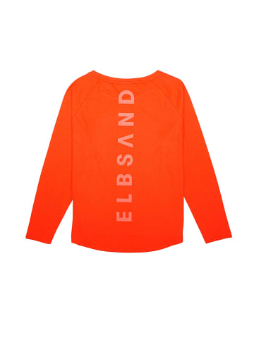 ELBSAND Shirt 'Tinna ls' in rot