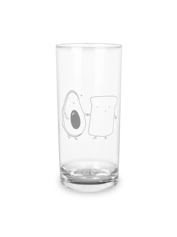 Mr. & Mrs. Panda Wasserglas Avocado Toast ohne Spruch in Transparent