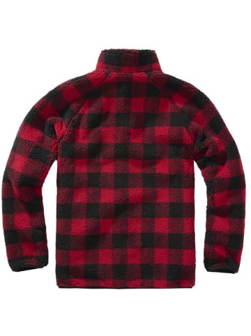 Brandit Fleecejacke/Fleecepullover "Teddyfleece Jacket" in Rot