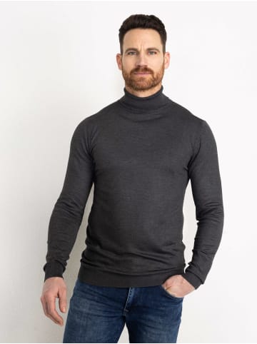 Petrol Industries Essential Rollkragenpullover in Schwarz